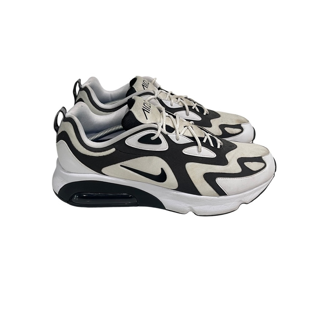 Nike Air Max 200 Men’s Running Shoe Sneaker AQ2568-104 SZ 14 Black White